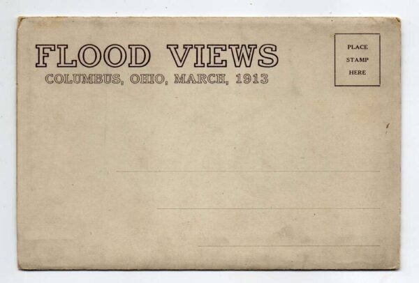 Columbus Ohio 1913 Flood Disaster Views Vintage Postcard Folder AA81566