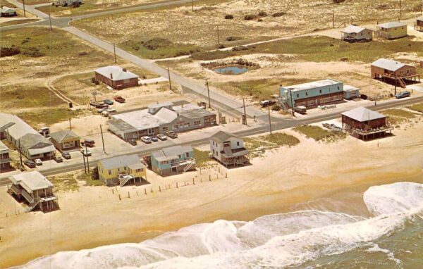 Kitty Hawk North Carolina Wink's Grocery, Chrome, Vintage Postcard U17497