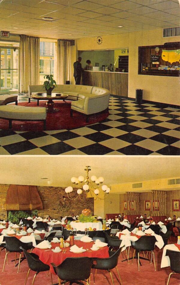 Spartanburg South Carolina Holiday Inn, Multi-View Chrome, Vintage PC U17498
