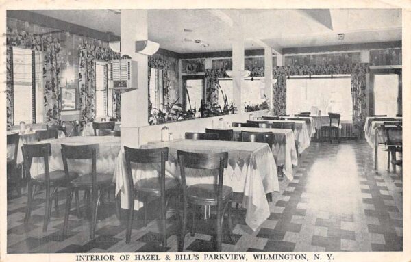 Wilmington New York Hazel & Bill's Parkview Restaurant, Interior, PC U17499