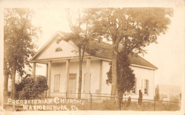Warfordsburg Pennsylvania Presbyterian Church Real Photo Postcard AA81623