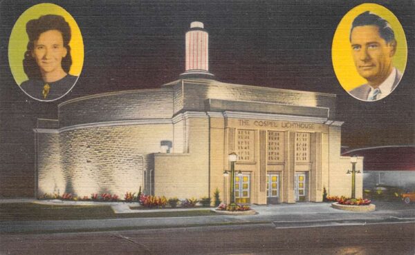 Dallas Texas Gospel Lighthouse Church Vintage Postcard AA81659