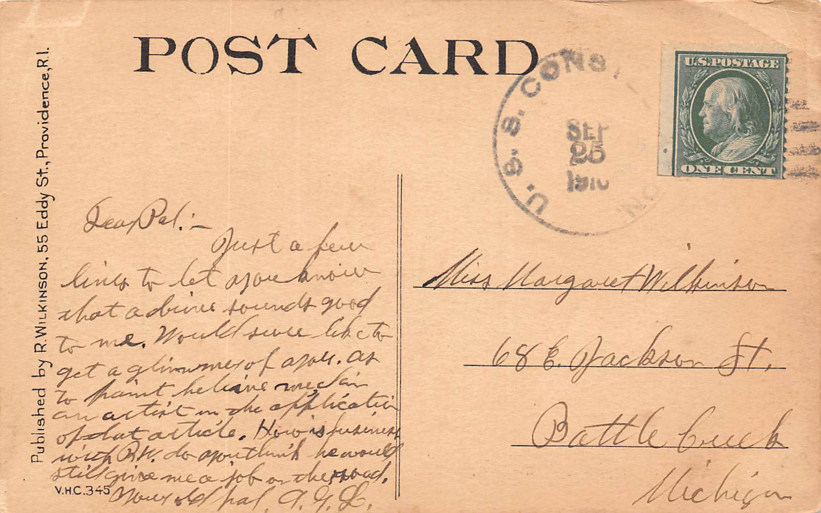 Riverside Rhode Island The Midway, Crescent Park, Vintage Postcard U19347 - Image 2