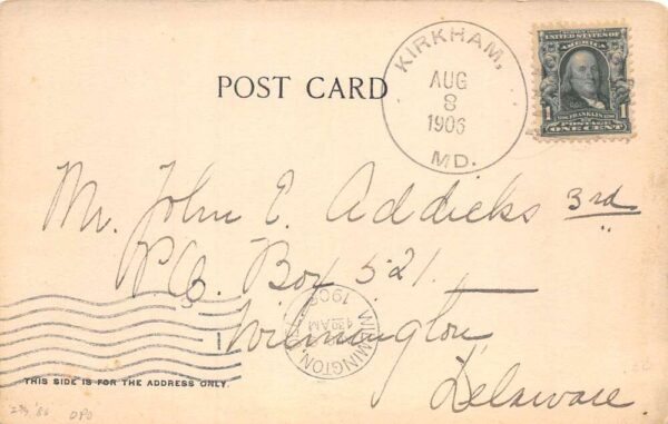 Easton Maryland Music Hall Opera House Vintage Postcard AA85394 - Image 2