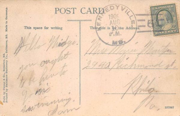 Betterton Maryland Camping at Moonlight Scenic View Vintage Postcard AA85411 - Image 2