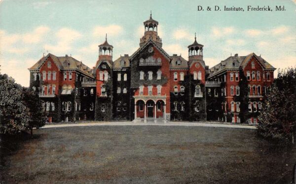 Frederick Maryland D and D Institute Vintage Postcard AA85412