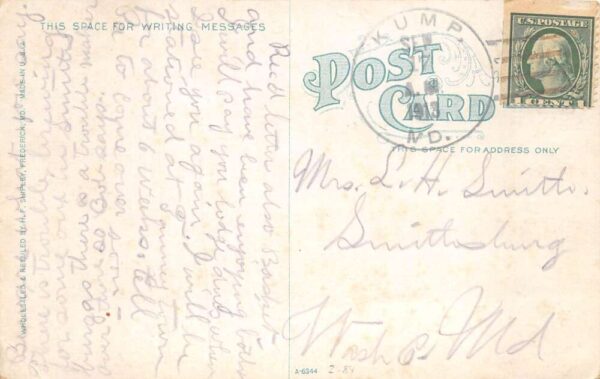 Frederick Maryland D and D Institute Vintage Postcard AA85412 - Image 2