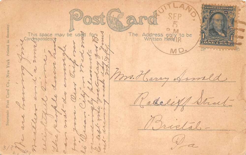 Salisbury Maryland Electric Light Plant Vintage Postcard AA85414 - Image 2