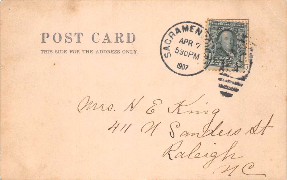 Washington California Residence View Real Photo Vintage Postcard AA85445 - Image 2