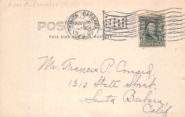 McConnelsville Ohio Fall of the Devil's Tea Table Real Photo Postcard AA85465 - Image 2