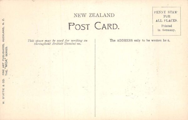 New Zealand Maori Children "A Haka for A Penny" Vintage Postcard AA85471 - Image 2