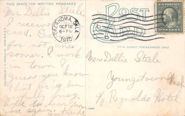 Oklahoma City Oklahoma State Fair Race Track Vintage Postcard AA85492 - Image 2