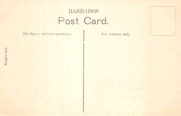 Barbados BWI Milk Market Street Scene Vintage Postcard AA85505 - Image 2