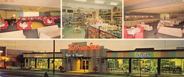 Matamoros Mexico The Drive Inn Extra Wide Vintage Postcard AA85522