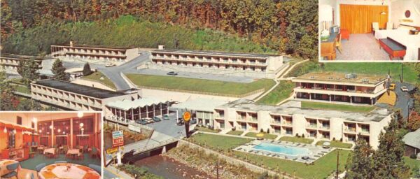 Gatlinburg Tennessee River Terrace Motel and Restaurant Extra Wide PC AA85524