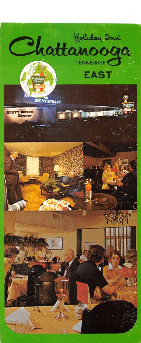 Chattanooga Tennessee Holiday Inn Multiview Extra Wide Vintage Postcard AA85534