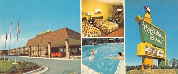 Manchester Tennessee Holiday Inn Multiview Swimming Pool Extra Wide PC AA85536