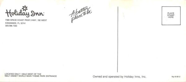 Kissimmee Florida Holiday Inn Multiview Extra Wide Vintage Postcard AA85539 - Image 2