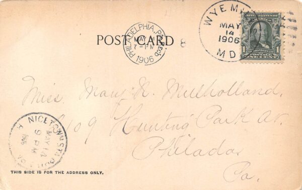 Easton Maryland Hotel Avon, Undivided Back, Vintage Postcard U19596 - Image 2