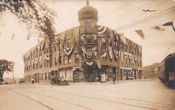 Norwich Connecticut Margurrite Block 250 Anniversary Real Photo Postcard AA85750