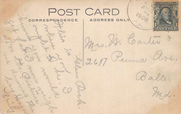 Glen Rock Pennsylvania Lutheran Church Real Photo Vintage Postcard AA85758 - Image 2