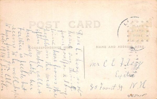 Lincoln Maine Main Street Real Photo Vintage Postcard AA85760 - Image 2