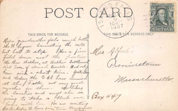 Island Falls Maine Main Street Drug Store Real Photo Postcard AA85762 - Image 2
