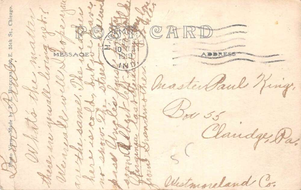 Hammond Indiana Greetings Multiview Schools Real Photo Postcard AA85770 - Image 2