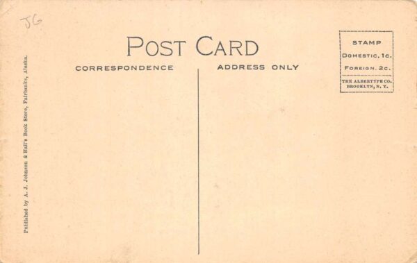 Fairbanks Arkansas Santa Claus Visits Halls Book Store Vintage Postcard AA85773 - Image 2