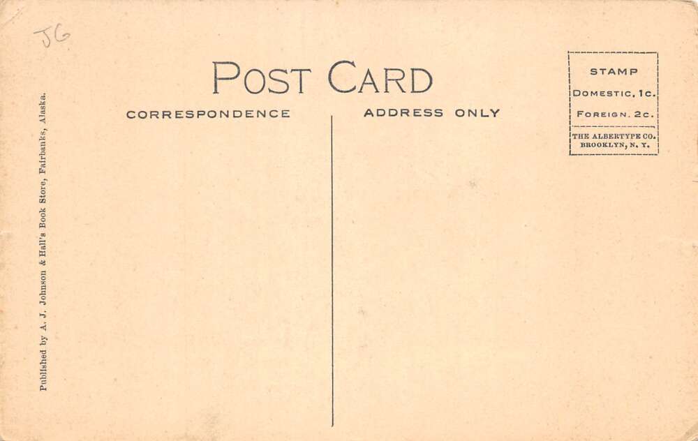 Fairbanks Arkansas Santa Claus Visits Halls Book Store Vintage Postcard AA85773 - Image 2