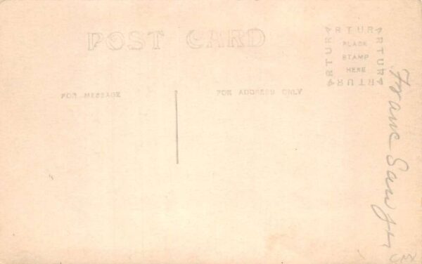 North Anson Maine Main Street Real Photo Vintage Postcard AA85774 - Image 2