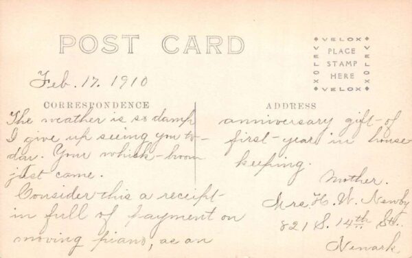 Orange Massachusetts Hemlock Falls Scenic View Real Photo Postcard AA106462 - Image 2
