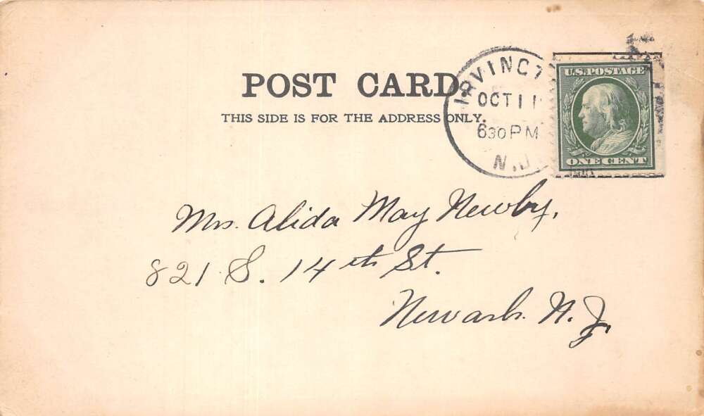 Palisades New Jersey Opposite Yonkers Vintage Postcard AA106608 - Image 2