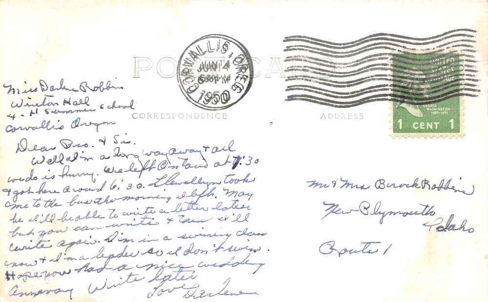 Santiam Hwy Oregon Mountain Home Restaurant Gas Station Real Photo PC AA106644 - Image 2