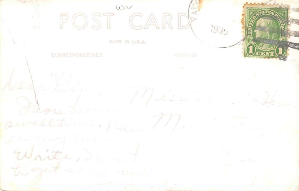 Jackson's Mill West Virginia 4H Camp Upshur Cottage Real Photo Postcard AA106650 - Image 2