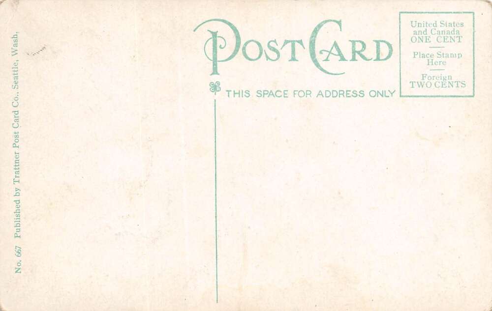 Hot Springs Washington Great Northern Railway, Color Lithograph, PC U26373 - Image 2