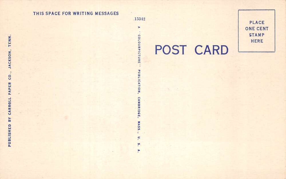 Jackson Tennessee Greyhound Bus Station Vintage Postcard AA106695 - Image 2