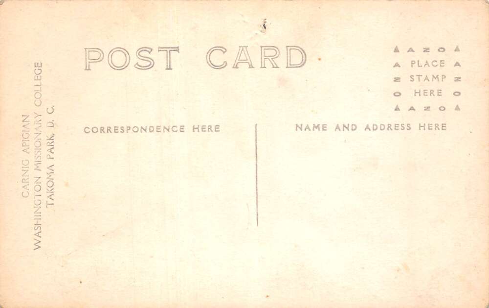 Washington DC Takoma Park Sanitarium East View Real Photo Postcard AA106767 - Image 2