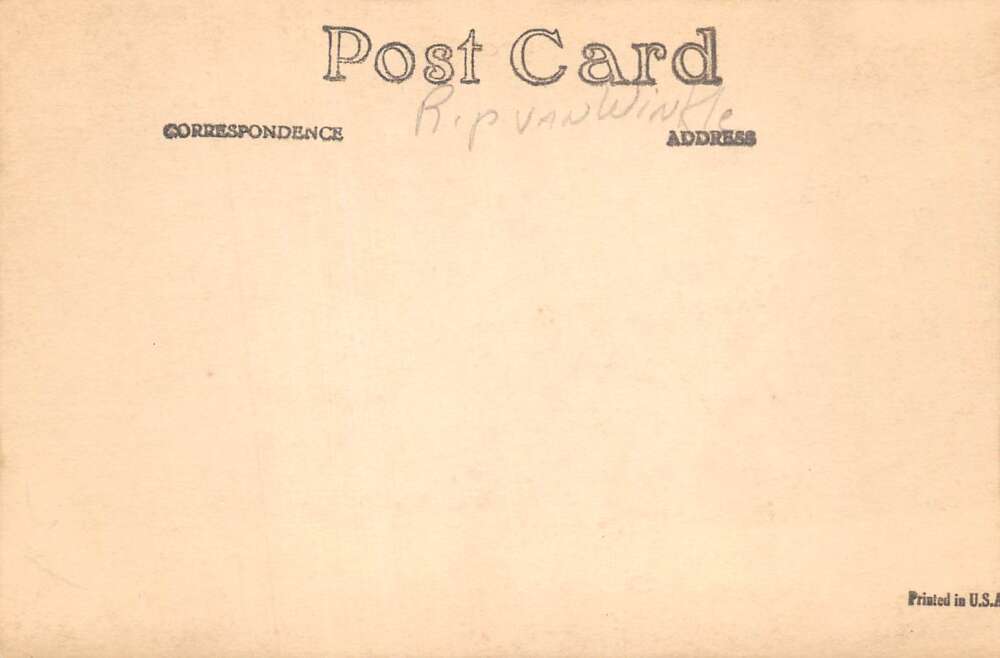 Haines Falls New York Ledge End Inn Rip Van Winkle Painting RPPC AA106797 - Image 2