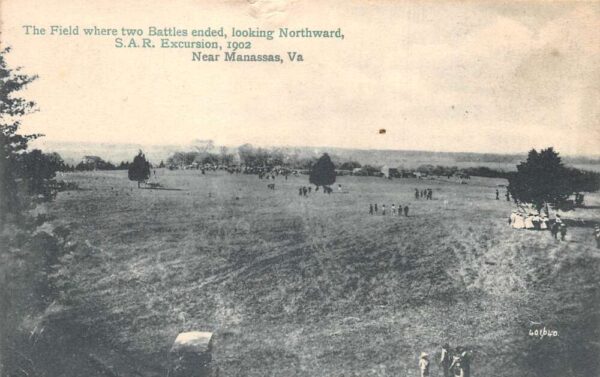 Manassas Virginia SAR Excursion Old Battlefield Vintage Postcard AA106807
