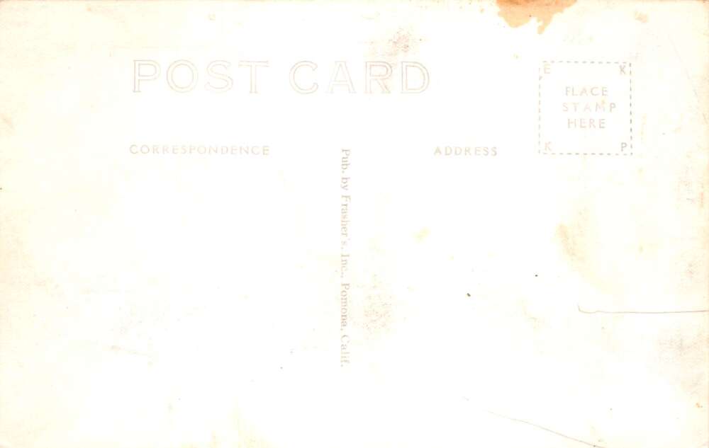 Leevining California Negit Island Mono Lake Frasher Real Photo Postcard AA107084 - Image 2