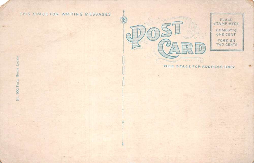 Woodbine Maryland Farmer with Hay Greetings Vintage Postcard AA107106 - Image 2