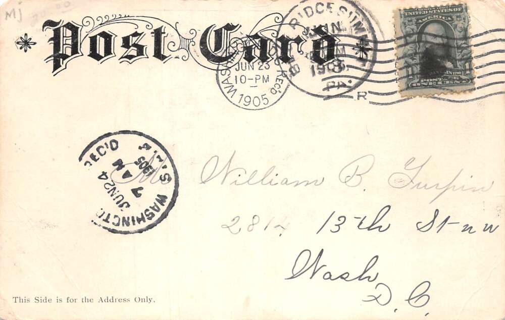 Waynesboro Pennsylvania Main Street Vintage Postcard AA107122 - Image 2