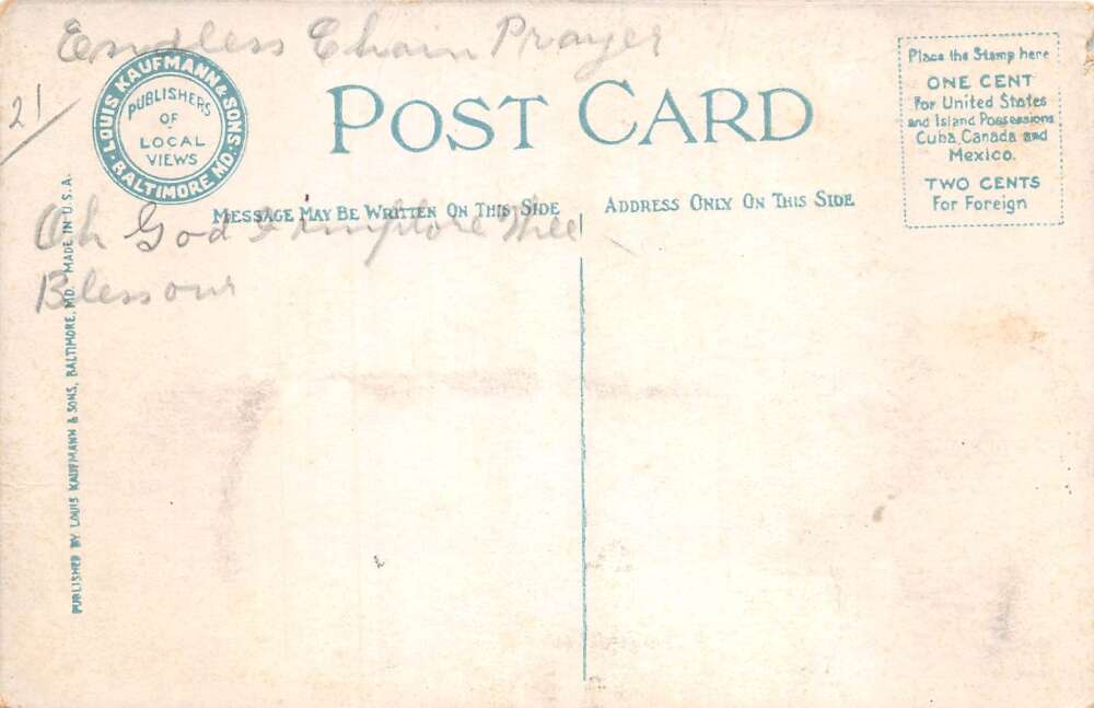 Seaford Delaware Methodist Church Vintage Postcard AA73733 - Image 2