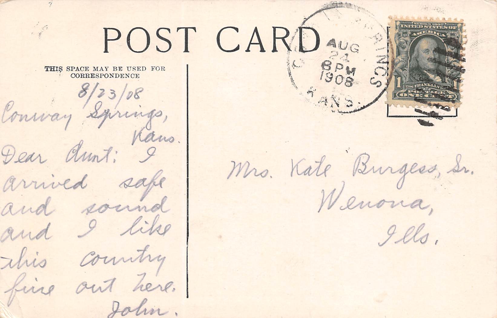 Leavenworth Kansas National Soldiers' Home, B/W Photo Print Vintage PC U12901 - Image 2