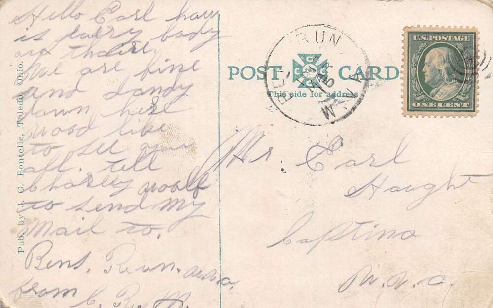 Toledo Ohio Camp Taft, Looking Towards Toledo Yacht Club & Lake Erie PCU12940 - Image 2