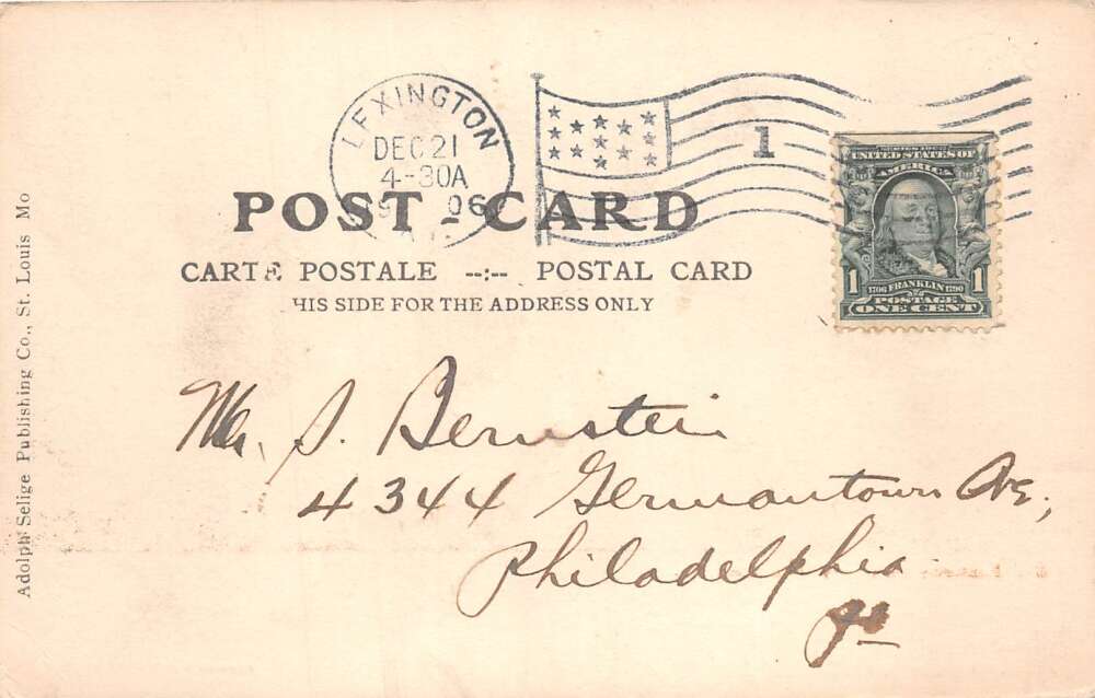 Lexington Kentucky Kentucky University Campus Vintage Postcard AA74271 - Image 2