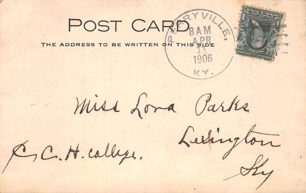 Perryville Kentucky Four Men Real Photo Used Postcard AA74351 - Image 2