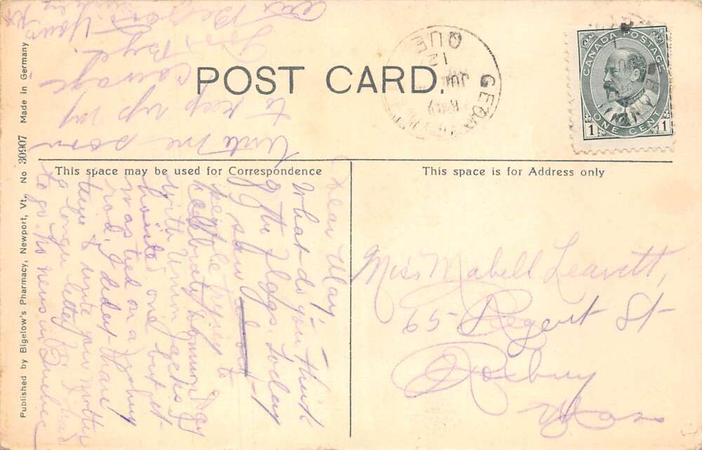 Canada USA International border Raising Flags Vintage Postcard AA74379 - Image 2