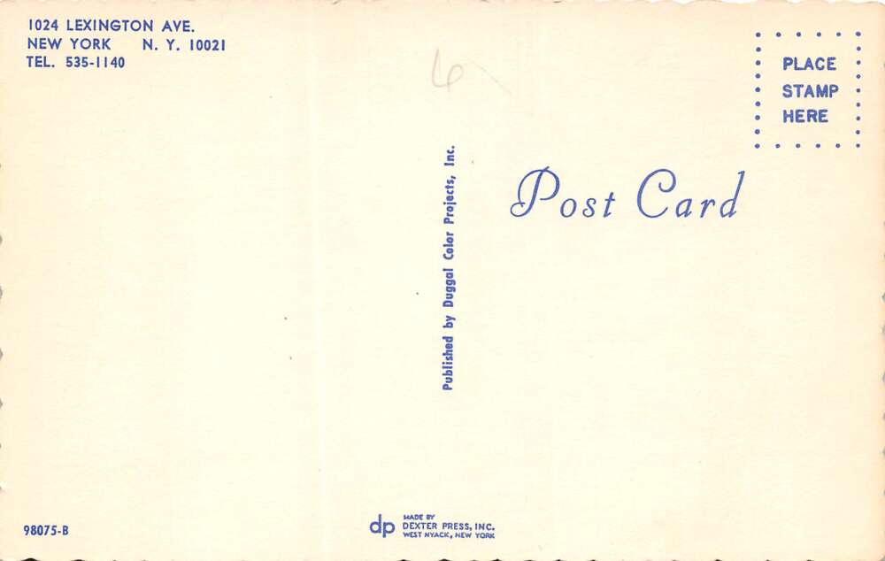 New York City New York Arlette Store Window Display, Chrome Vintage PC U12994 - Image 2